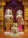 Bhagwan Shri Ram, Shri Sitaji and Shri Hanumanji